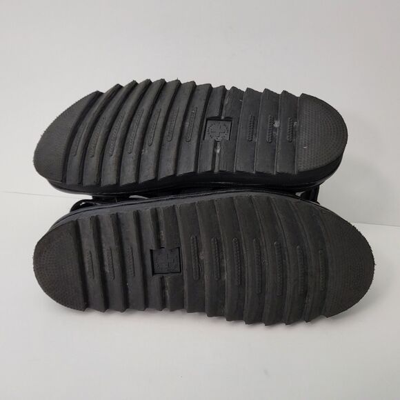 DR MARTENS Adaira Gladiator Sandals Womens 9 Platform Black Leather Buckle - Picture 8 of 11